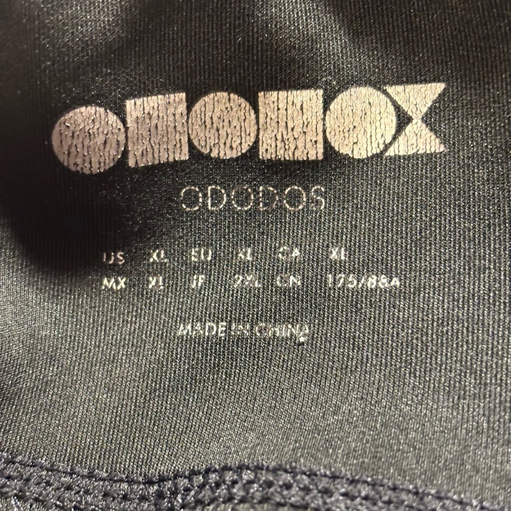 Black ODODOS Size XL Black Leggings cropped - Picture 4 of 6